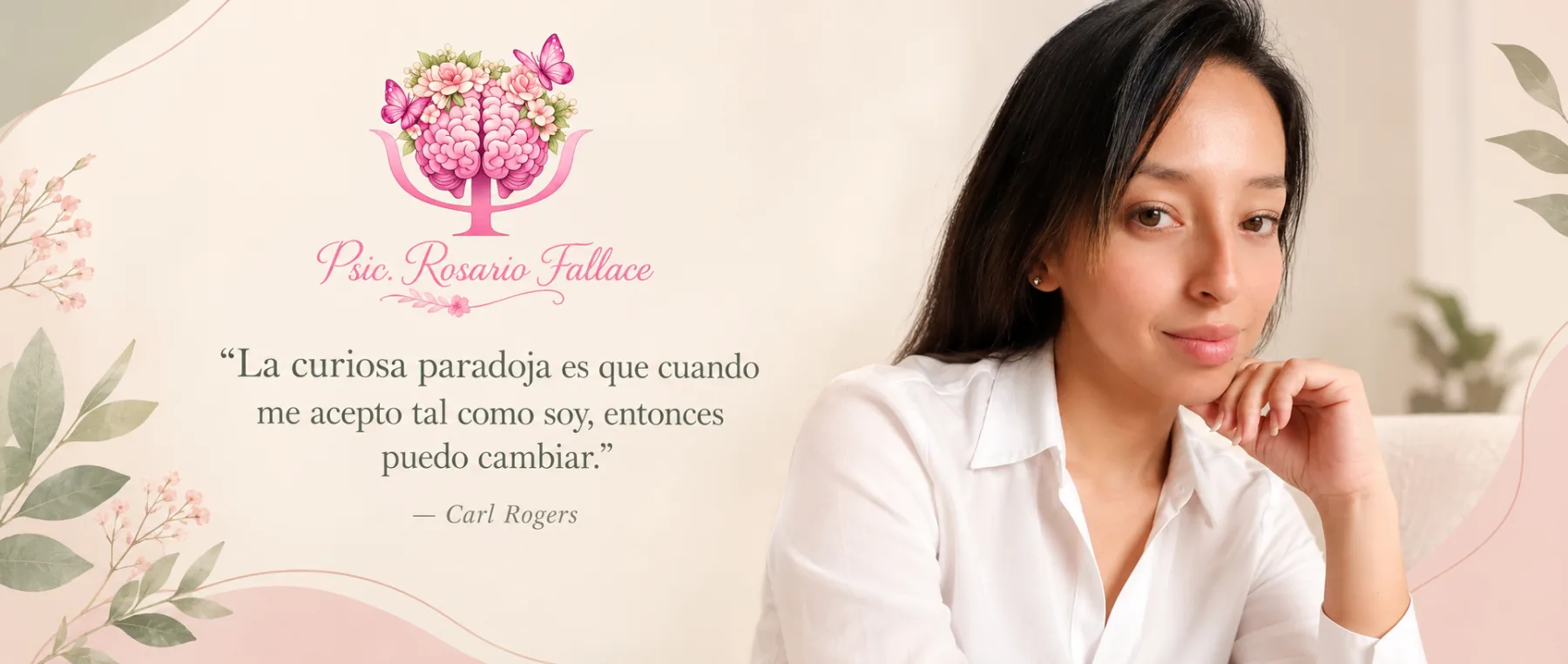 Foto profesional de la psicóloga